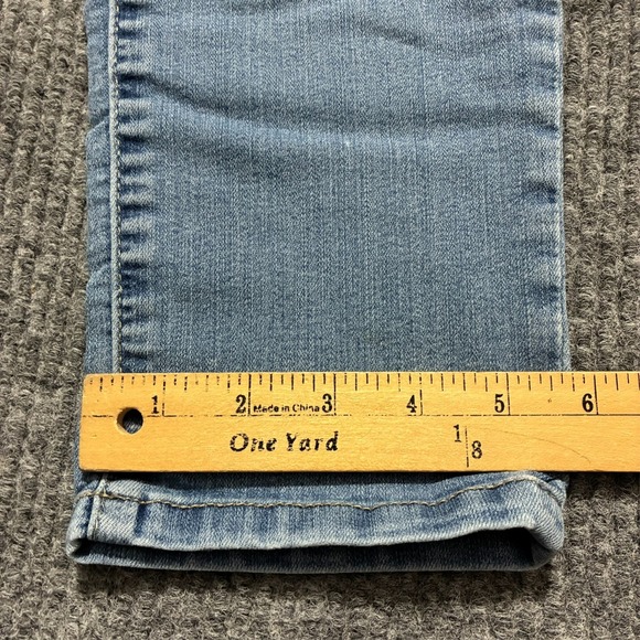 Democracy Ab Solution Womens Cropped Jeans Size 6 Blue Denim Stretch Mid Rise - Picture 6 of 9